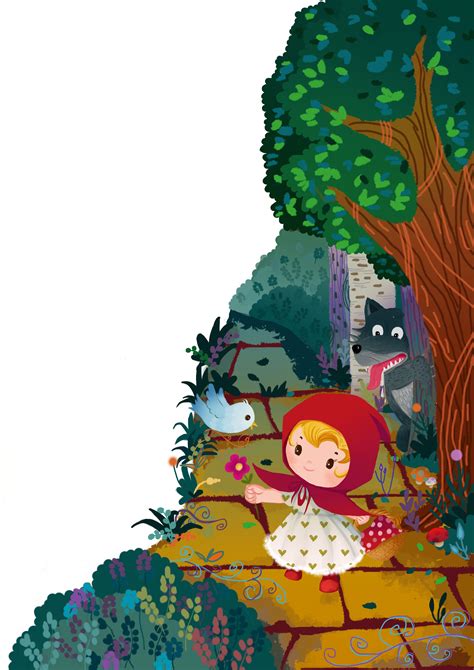 小红帽的故事|插画|儿童插画|尹乐多roodo - 原创作品 - 站酷 (ZCOOL)