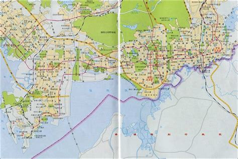 深圳地图高清版可放大,深圳市全市,深圳市版_大山谷图库