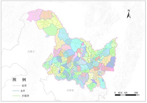 黑龙江政区图图片