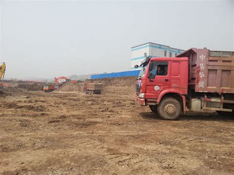 大型土方施工作业场面高清视频素材下载_红动中国