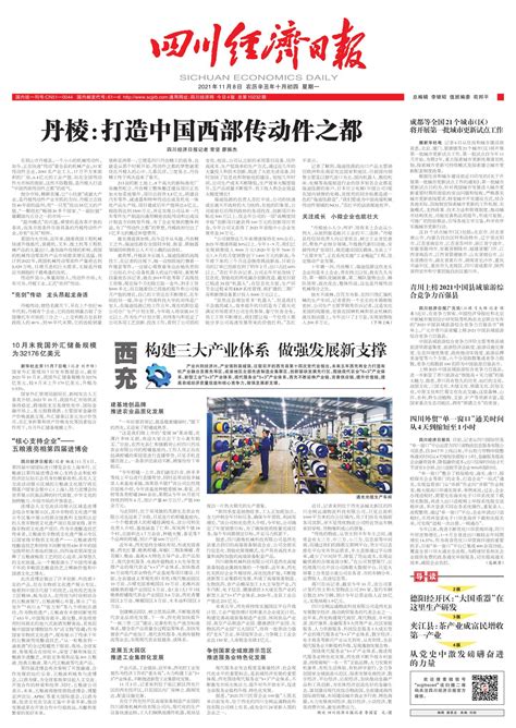 西充 构建三大产业体系 做强发展新支撑--四川经济日报