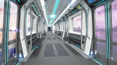 “未来地铁”长啥样？车窗变身触控大屏，全程自动驾驶|界面新闻