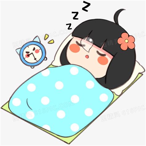 晚睡可爱图片