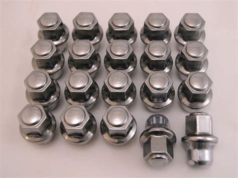 20 New Dodge Charger Challenger Magnum Factory OEM Stainless Lug Nuts ...