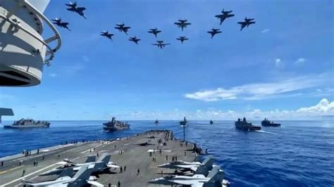 美海军宣布2022年“环太平洋军事演习”整体情况_凤凰网视频_凤凰网