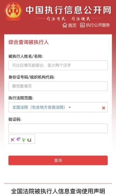 您知道中国执行信息公开网吗？