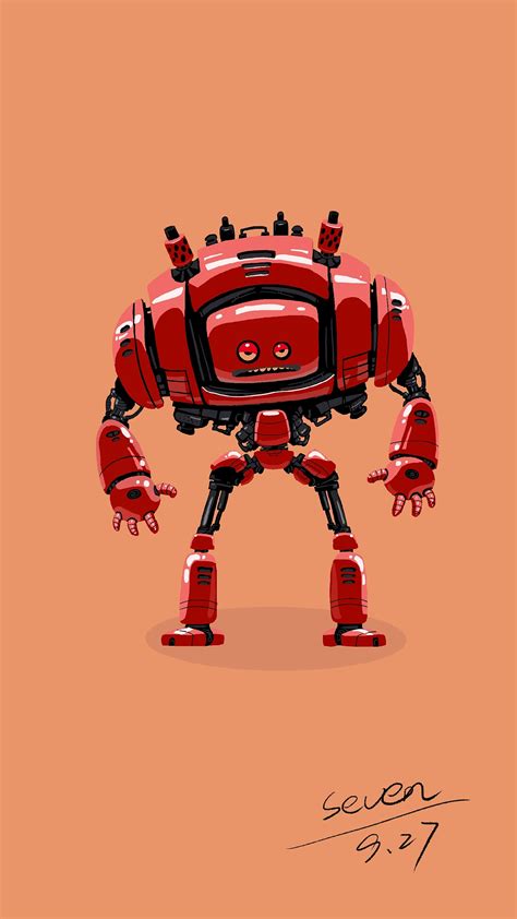 画师Brian Sum人形机甲机械机器人概念设计原画插画立绘线稿图片 – ACG图包网