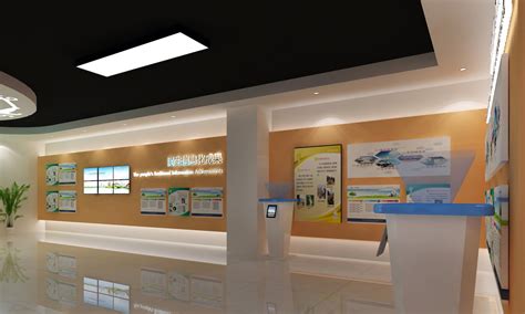 成都展厅设计_用极简风格设计出高大上的企业展厅 - 四川中润展览