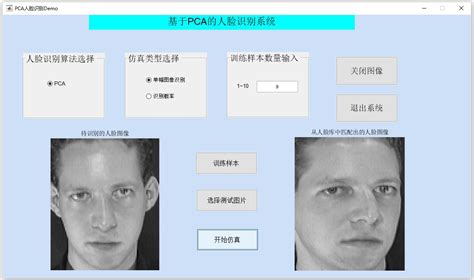 【B415】基于Matlab PCA的人脸识别系统(GUI界面)-人脸识别-索炜达电子