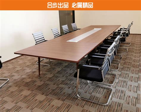 会议桌简约现代办公室家具长条桌椅组合工作台大桌子小型办公长桌_合步二手办公家具网，新旧搭配，创业成本立省50%。