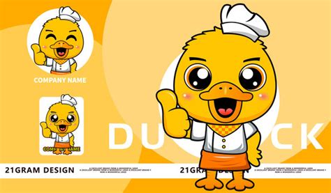 原创卡通大嘴鸭子可爱鸭子店招,其它,LOGO/吉祥物设计,设计模板,汇图网www.huitu.com