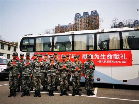 中国人民解放军32703驻地部队无偿献血活动-中国输血协会
