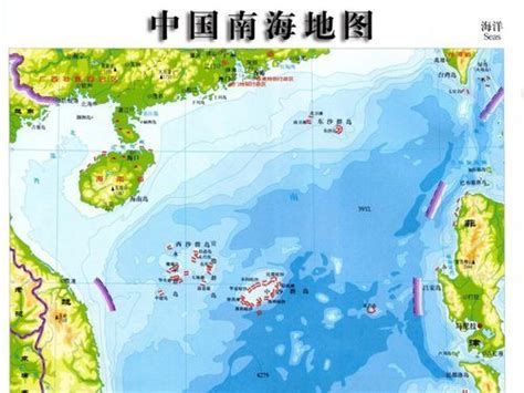南海地图图片