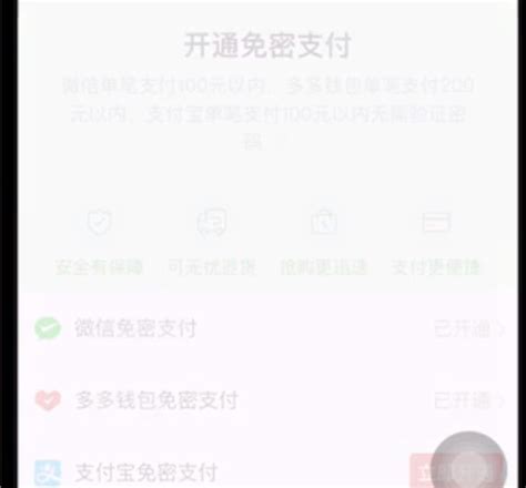 拼多多里面的免密支付怎么取消 ？ | 说明书网