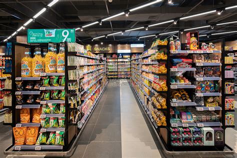 1000平米小型超市零售空间设计效果图案例-公装效果图_装一网装修效果图