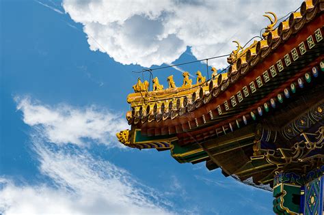 北京故宫屋顶神兽高清图片下载-正版图片500077493-摄图网