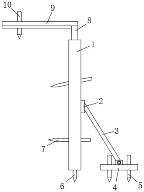 一种基坑设计用的测量基坑参数的基坑支护结构的制作方法