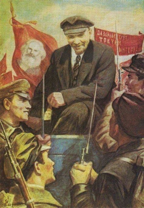 苏联宣传画里的列宁和斯大林 苏联时代的一大遗产