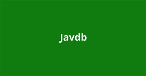Javdb Reviews - Open Source Agenda