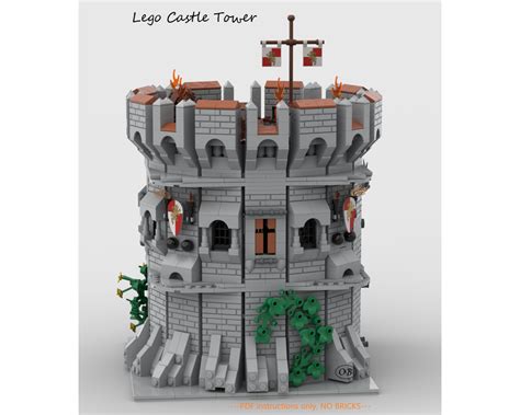 MOC-城堡塔-积木高手-乐高免费图纸说明书下载