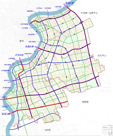 上海市浦东的三林滨江地区：楔形绿地过的半地区变成了建筑区