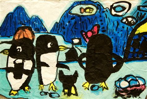 小企鹅的画法步骤教程 简笔画步骤图片（红色教育儿童绘画） - 有点网 - 好手艺