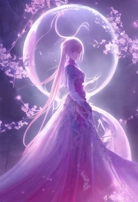 梦幻紫色婚纱二次元美少女 - 全部作品 - 素材集市