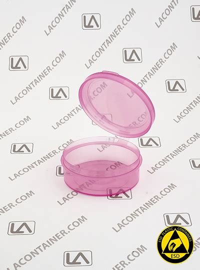 Lacons® 250950-ASP Anti Static Pink (ESD) Plastic Container 700/Box