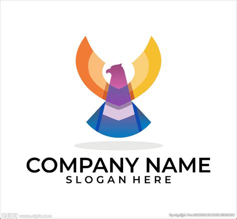 创意老鹰logo标志公司商标设计图片_LOGO_编号11585909_红动中国