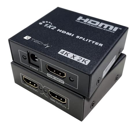 Techly 365818 Rozdzielacz Splitter HDMI, 1x2, 4K 30Hz, aktywny | | cena ...