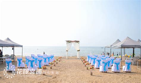 吹着海风说我爱你——浪漫沙滩婚礼-来自花嫁喜铺婚礼客照案例 |婚礼精选