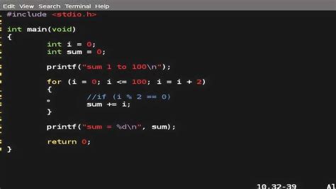 嵌入式 C语言经典课程： 从1加到100求和
