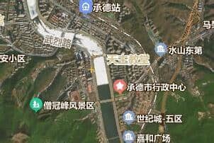 河北省承德市区交通图 - 中国交通地图 - 地理教师网