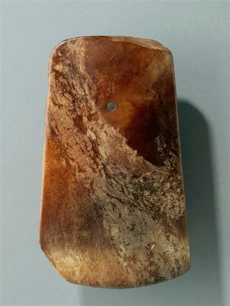 新石器时代晚期 石斧二(背面) 皇家安大略博物馆藏-古玩图集网