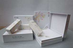 【护肤套盒】高端白色简约化妆品礼盒包装设计定制 天地盖盒 硬纸板精裱盒-汇包装
