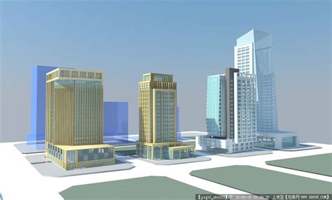 东莞市政院3dmax 模型下载-光辉城市