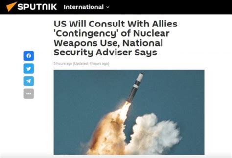 沙利文：拜登欧洲之行将讨论俄可能使用核武器这一“偶发事件”_荔枝网新闻