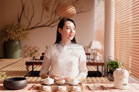 女性茶艺师高清图片下载-正版图片501158410-摄图网