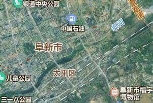 阜新市地图 - 卫星地图、实景全图 - 八九网