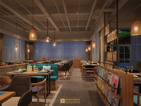 时尚西餐厅设计|空间|室内设计|成都餐饮酒楼设计 - 原创作品 - 站酷 (ZCOOL)