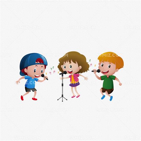 儿童歌唱比赛插画|插画|商业插画|张小嘿 - 原创作品 - 站酷 (ZCOOL)