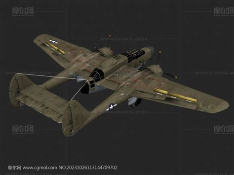 1:72美国P-61黑寡妇夜间战斗机模型真合金二战飞机军事收藏摆件_虎窝淘