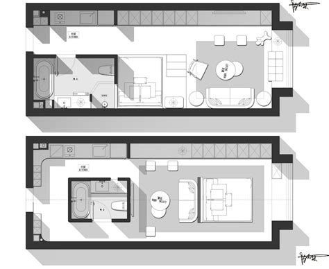 45平单身公寓平面布置图_齐家网装修效果图