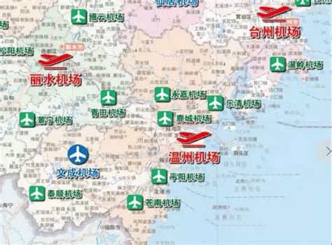 [浙江]温州规划布局1个运输机场、7个通用机场(图)