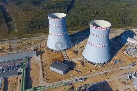 在建核电站的航测发电厂的安装和建造核电高清图片下载-正版图片506404226-摄图网