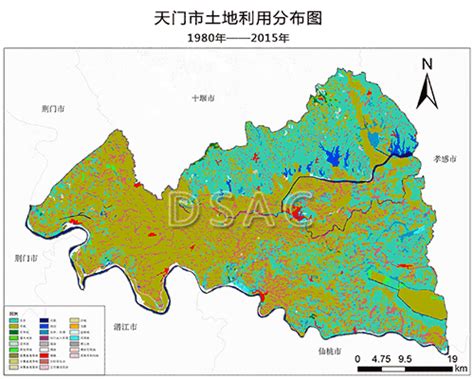 天门市地图高清版_天门地图库_地图窝