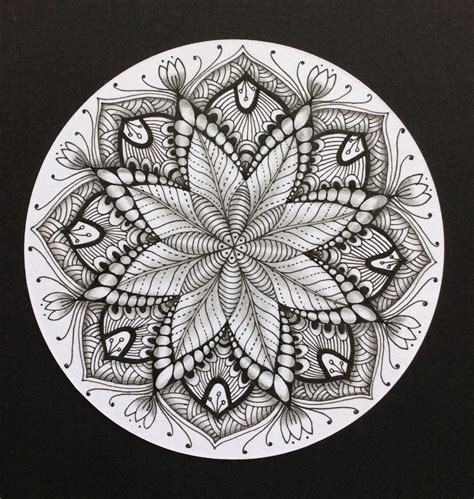 禅绕画基础图案图片