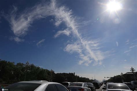 抬头看！此刻北京上空惊现棉花糖云彩-图片-中国天气网