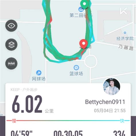 跑步记录keep,打卡,轨迹_大山谷图库