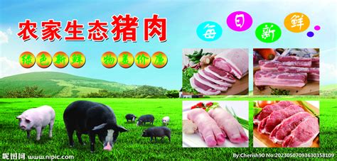农家生态猪肉设计图__PSD分层素材_PSD分层素材_设计图库_昵图网nipic.com